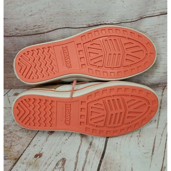 XTRATUF Salmon Sisters Finatic 2 Pink Tan Octopus Deck Shoes Size 7 - Picture 7 of 12
